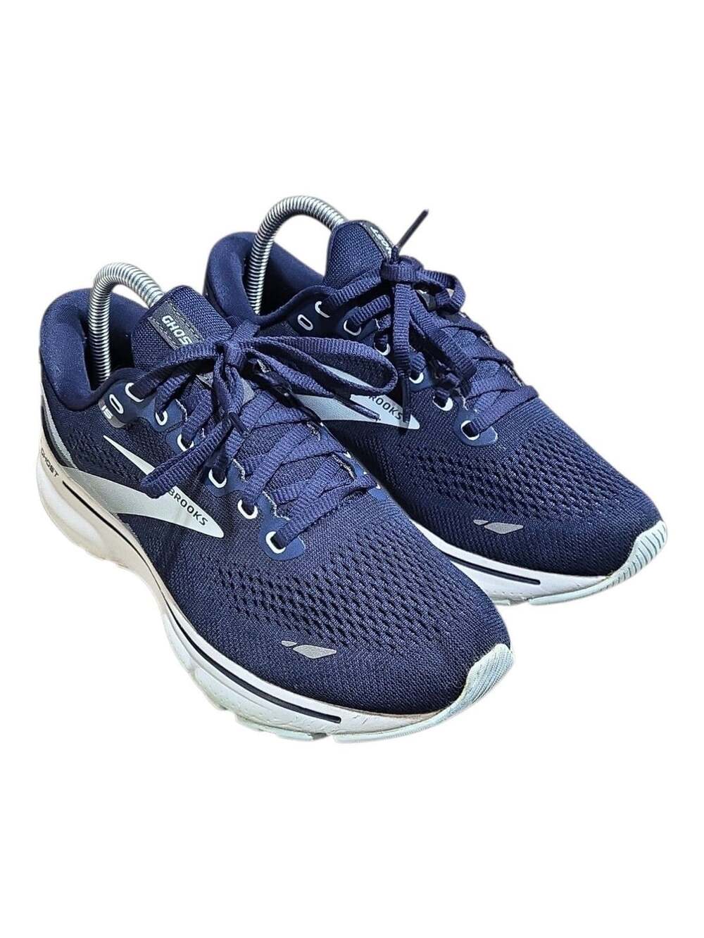 Brooks Ghost 15 Running Shoes Navy Blue Women's Size 9